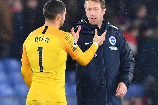 Maty Ryan was shocked when Graham Potter told him he was free to leave Brighton