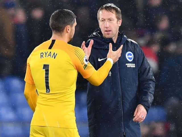 Maty Ryan was shocked when Graham Potter told him he was free to leave Brighton