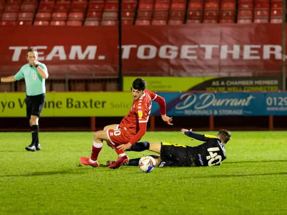 The referee played too big a part in Crawley v Stevenage, but that was the least of the Reds' problems, says Geoff Thornton / Picture: Jamie Evans / UK Sport Images
