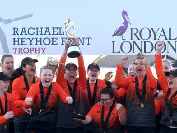 Southern Vipers won the inaugural Rachael Heyhoe Flint Trophy last September