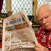 Sir Patrick Moore at home in Selsey