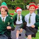 Pupils enjoyed a Santa dash before Christmas