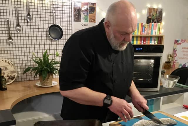 UKHarvest chef Roger Parkes leads an online session