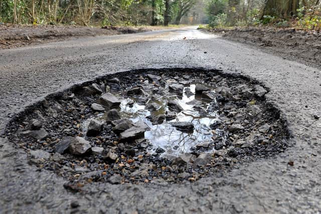 Pothole (stock pic). Pic Steve Robards SR20020701 SUS-200702-132244001
