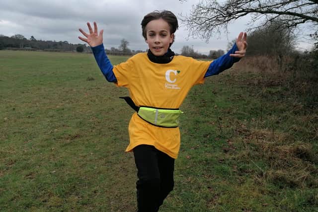 Noah Enchev from Pulborough has taken on a fundraising challenge for Chestnut Tree House to mark his 9th birthday SUS-210222-143545001