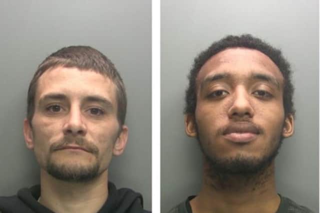 From left, Luke Waeling and  Alexander Nyarashe. Picture: Cumbria Police.
