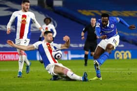 Brighton second half substitute Danny Welbeck was thwarted by a stubborn Crystal Palace defence