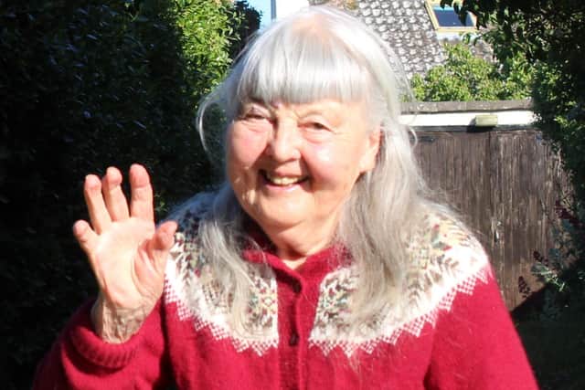 Marie-Christine Willcox, 83, was remembered by her only son, Merlin, as a 'lovely, kind, warm, smiling, optimistic person'