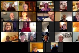 OutSingCancer, the Cancer United choir, meeting for its first online rehearsal