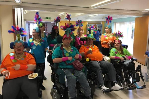Residents at The Chaseley Trust get in the Carnival spirit