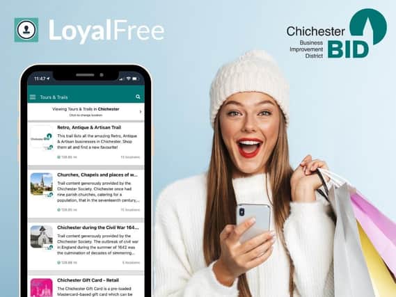 Working together, LoyalFree and Chichester BID have adapted the LoyalFree app to use in new and useful ways.