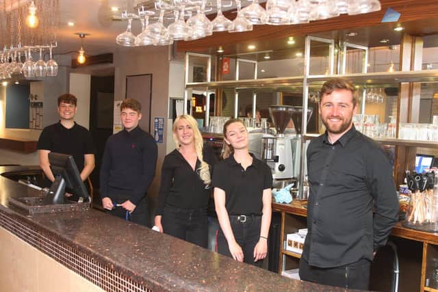 Staff at the William Hardwicke pub in Bognor. Photo: Derek Martin Photography dm2070207a