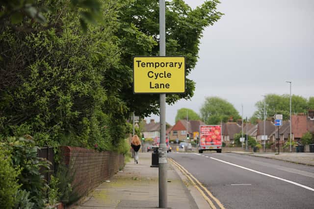 Old Shoreham Road cycle lane