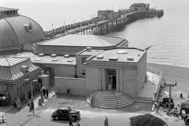 The Denton Lounge was built on the side of the Pavilion Theatre, at the shore end of Worthing Pier. Picture: David Nicholls