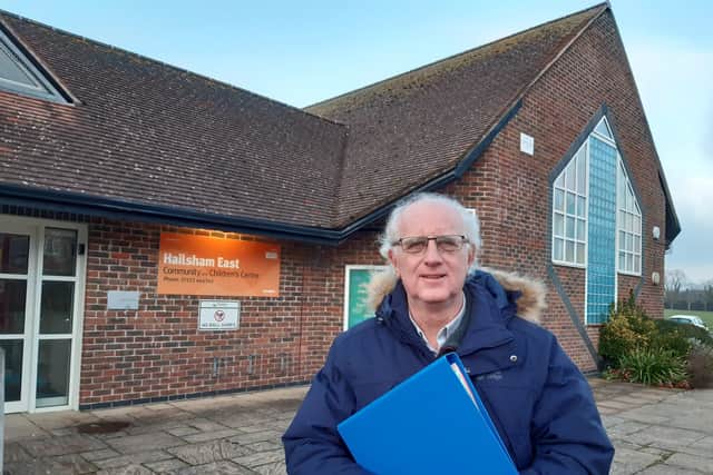 Steve Murphy has been campaigning for a new community hospital in Hailsham