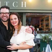 DM1953627a.jpg. 2018 MasterChef champion Kenny Tutt opens his first restaurant, in Worthing. Pictured with his wife Lucy. Photo by Derek Martin Photography. SUS-190531-155714001