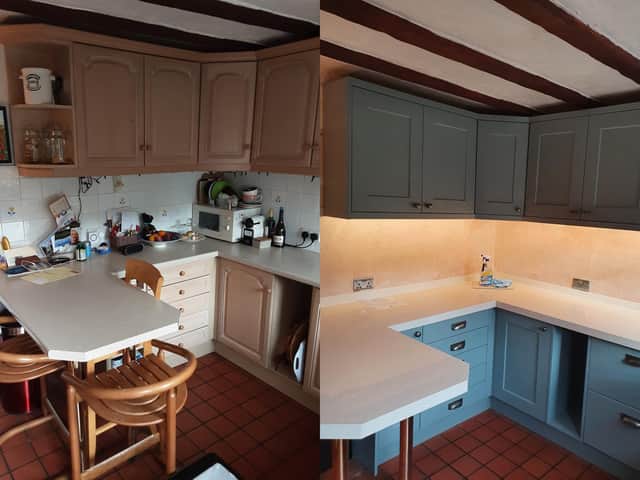 A kitchen makeover by Dream Doors