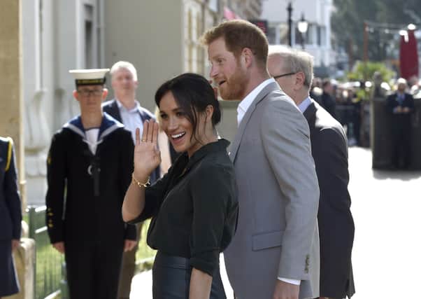 The Duke and Duchess of Sussex, Prince Harry and Meghan Markle visiting Brighton. Picture: Allan Hutchings