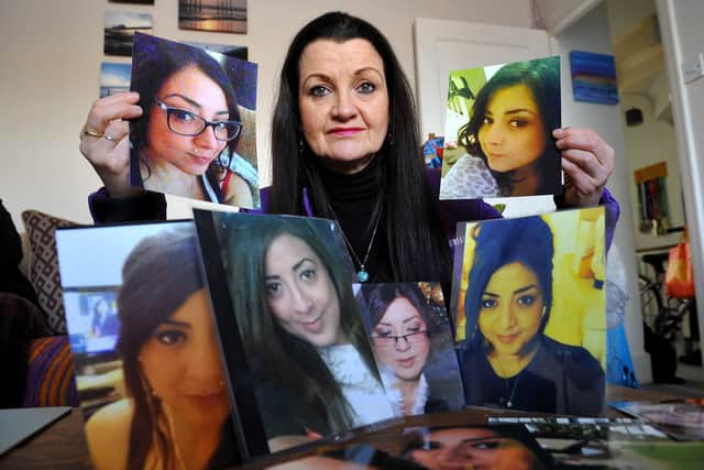 Andrea Gharsallah marks the 2nd anniversary of her daughter Georgina's disappearance. Pic Steve Robards SR2002281 SUS-200228-143614001