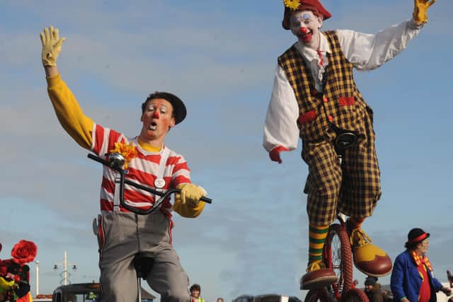 The annual clown convention used to bring huge numbers of people into the town