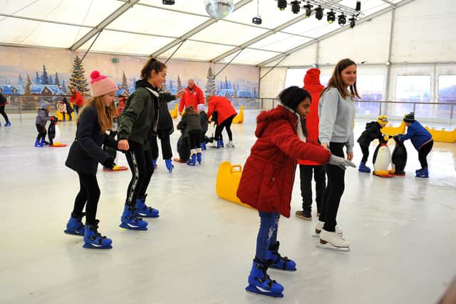 Bognor Regis usually hosts a temporary ice rink in run up to Christmas every year. Pic by Steve Robards