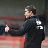 Harry Kewell during his Crawley Town days