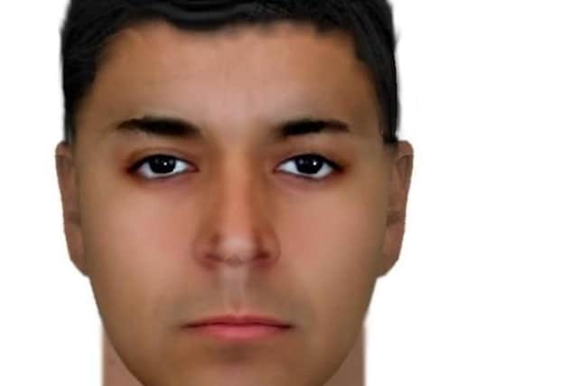 An e-fit of the suspect. Picture from Sussex Police SUS-210803-165414001
