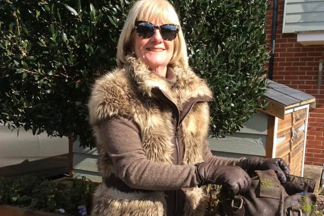 Jill thought the theft 'was the end of my handbag and everything in it' but, to her amazement, she received a call from the hospice last week to say the bag had been found by a lady walking through the woods in Compton