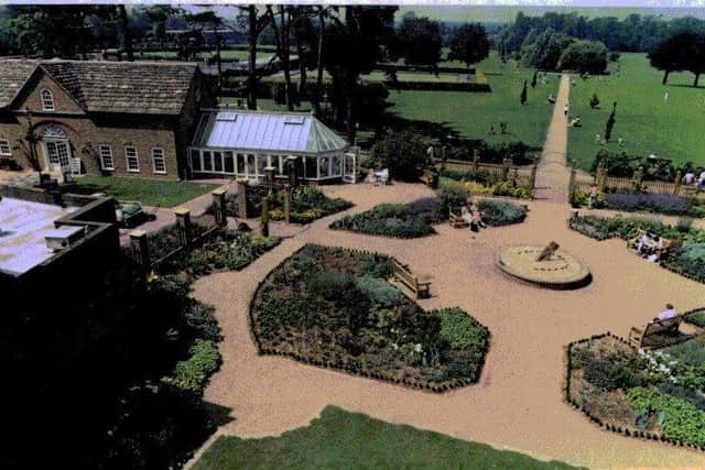 Horsham Park sensory garden in 1991