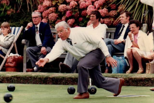 Vince played for a number of local bowls clubs