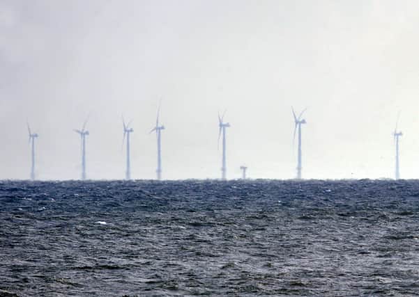 View of the existing turbines from the shore near Worthing. Pic Steve Robards SR2102131 SUS-210215-192352001