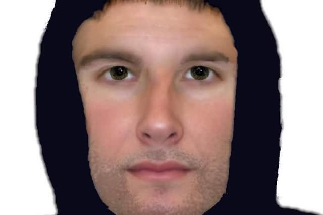 An E-fit of the suspect. Picture from Sussex Police SUS-211103-173252001