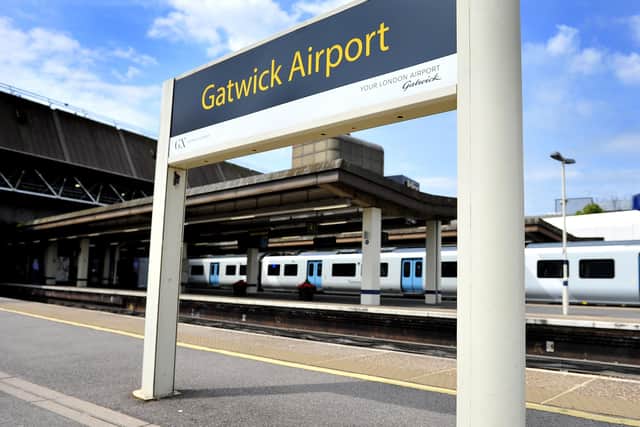 Gatwick Airport station. Pic Steve Robards SR1917820 SUS-190807-134805001