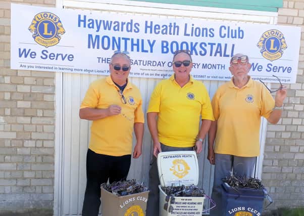 Have you ever wondered what happens to your used spectacles that you kindly donate to HH Lions at various
opticians around Haywards Heath? Your unwanted and used spectacles are collected by HH Lions and sent to a
recycling centre located and run by Chichester Lions Club at Apuldram, near Chichester.Haywards Heath Lions Club SUS-200113-153504001