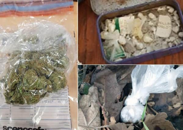 Drugs were seized by officers. Photo: Sussex Police