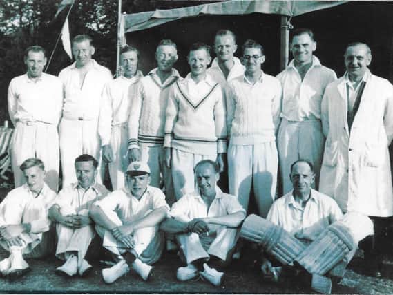 A Broadwater CC line-up from the 1940s. All pictures courtesy of Rob Silverthorne