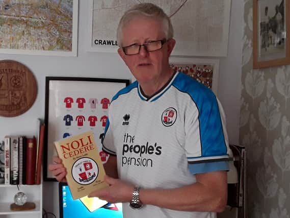 Steve Leake with his new book