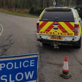 Police have closed the road and motorists are asked to 'find another route'. Photo: Chichester Police