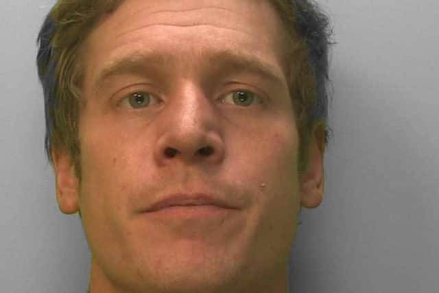 Christopher Cooper has been jailed for nine years for attacking a woman near Horsham