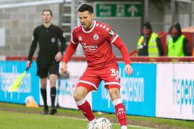 Mark Wright in action for Crawley Town. Picture by Jamie Evans ©UK Sports Images Ltd