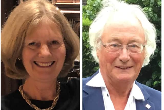 Sarah Bain and Christopher Ashton-Jones, Haslemere Museum's new honorary vice presidents