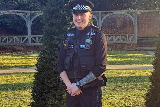 PC Daniel Churchyard. Picture: Sussex Police