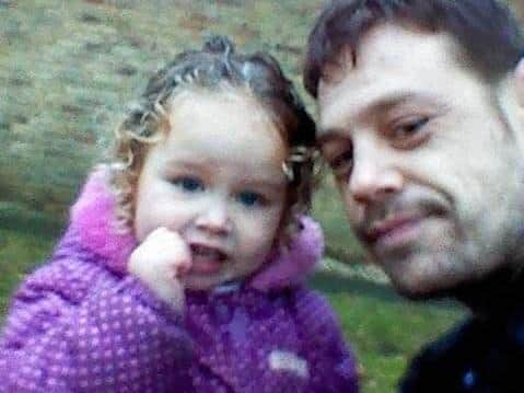 Daniel Weyman with his daughter Rosie
