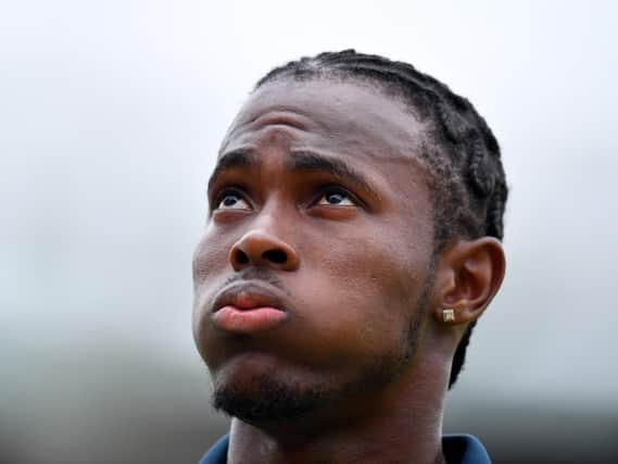Jofra Archer is being troubled by an elbow problem / Picture: Getty