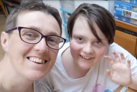 Emma Smith and daughter Abi. Picture courtesy of the Rainbow Trust