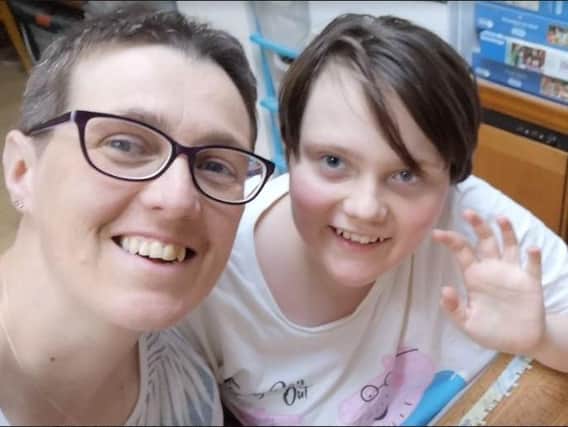 Emma Smith and daughter Abi. Picture courtesy of the Rainbow Trust