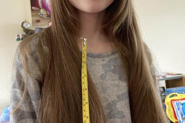 Cerys Strange is donating 12in of her hair to Little Princess Trust