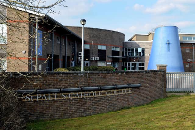 St Paul's Catholic College in Burgess Hill. Picture: Steve Robards