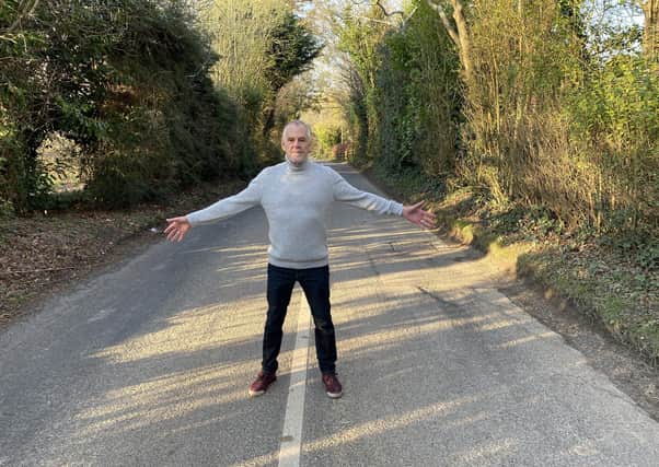 Ian Gelder wants to the see the speed limit reduced on Grove Hill