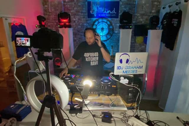 Burgess Hill DJ Graham Meeres raised thousands for Mind during a 40-hour set from his kitchen. Picture: Graham Meeres